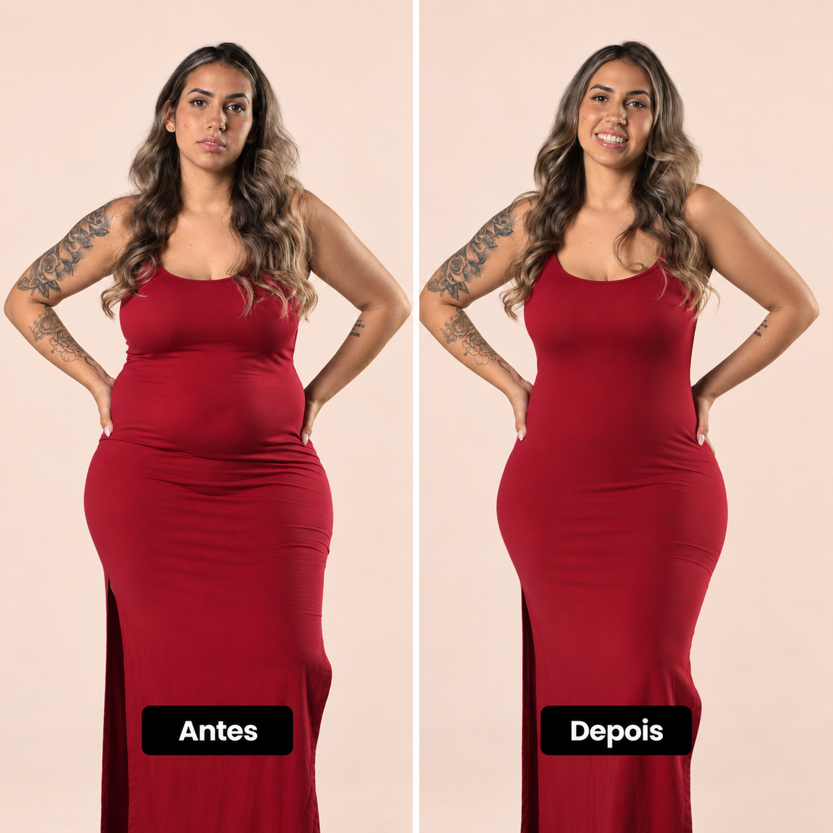 Use vestidos e roupas justas sem marcar as gordurinhas